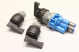 FESTO SV-3-M5 6817 Fronttafelventil mit 3x Knebelschalter 