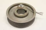 Ø 105mm Motor Welle Rad Aufnahme Stahlseil Riemenscheibe  Seilwinde Aufzug Kran