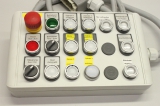  Bedienelement Komplett Operator Panel mit Not Aus Steuerung Harting Stecker