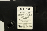 2x FERRAZ  ST14 P 81 226 660V 50A Sicherung Sockel P81226