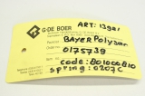 G-DE BOER 0175739  801000810 RMB1365317 Control Valve Spring Feder  13921