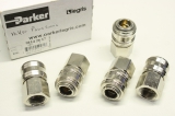 5x PARKER 91142617 820099544618 G3/8 DN7.2 Schnellkupplung OVP