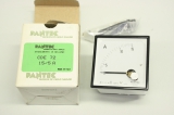 PANTEC CDE72-155A CDE72155A 0-15A 15/5A 1.5 70x70mm Anzeige Amperemeter OVP