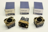 3x TELEMECANIQUE XB2BV63 61116 8412  380V 2.6W Kontaktblock Leuchtmelder OVP