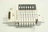 SMC SQ1-F SQ1A31N-5-C4-Q 7-fach 24V 0.15-0.7MPa Ventilinsel SSQ1000-10A-3
