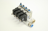 FESTO 4x CPE14-M1CH-3GL-1/8 MSZG-3-24DC 4 24V 1.28W IP65 Ventilinsel 